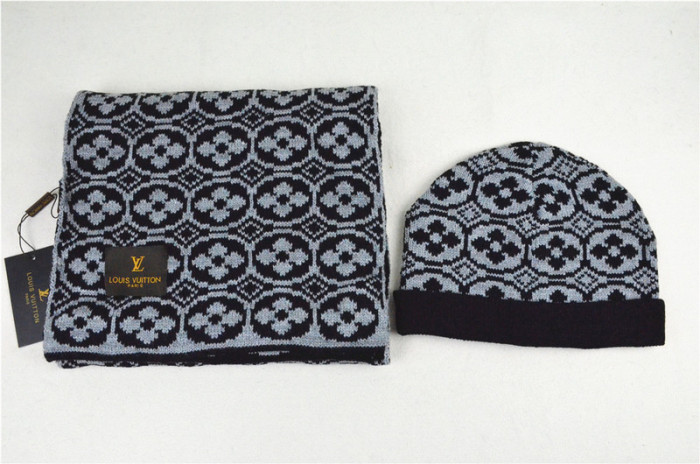 LV Wool Cap Scarf AAA-023