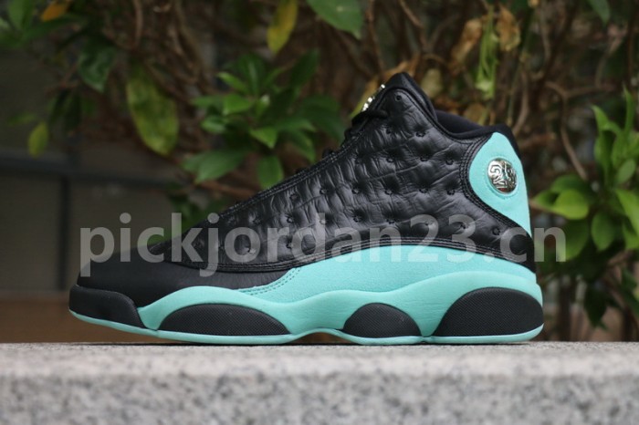 Authentic Air Jordan 13  Island Green 