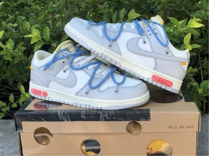 Authentic OFF-WHITE x Nike Dunk Low “The 50” DM1602