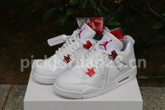 Authentic Air Jordan 4 “Red Metallic”