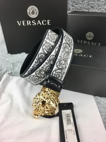 Super Perfect Quality Versace Belts(100% Genuine Leather,Steel Buckle)-269