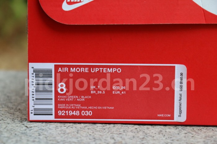 Authentic Nike Air More Uptempo “Dark Stucco”