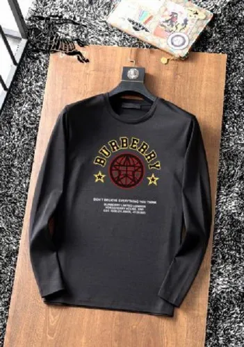 Burberry long sleeve t-shirt men-006(M-XXXL)