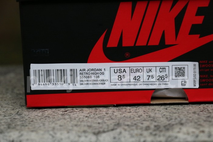 Authentic Air Jordan 1 High OG “Dark Mocha”