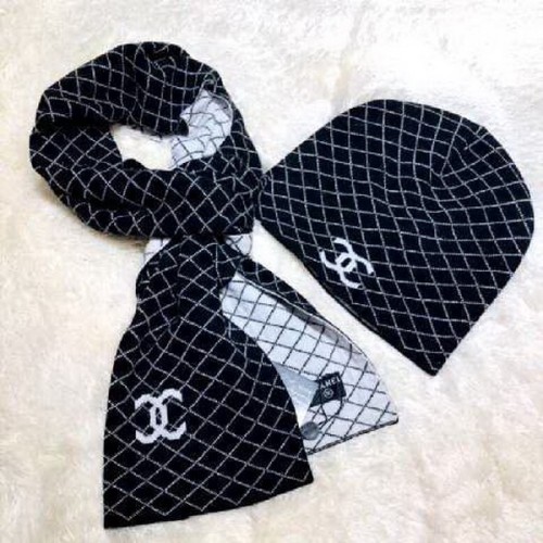 CHAL Wool Cap Scarf AAA-085