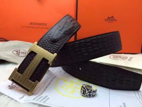 Super Perfect Quality Hermes Belts(100% Genuine Leather,Reversible Steel Buckle)-249