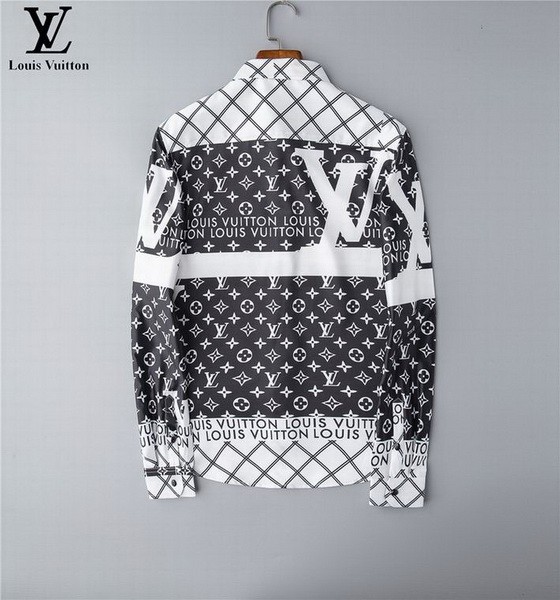 LV long sleeve shirt men-050(M-XXXL)