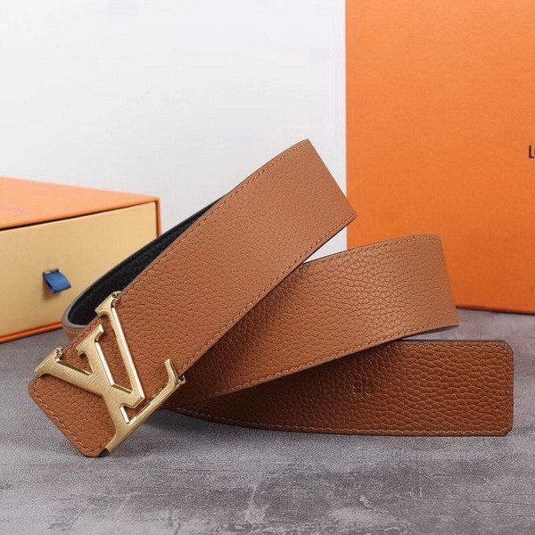 Super Perfect Quality LV Belts(100% Genuine Leather Steel Buckle)-1960