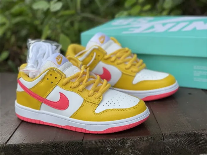 Authentic Nike Dunk Low Yellow