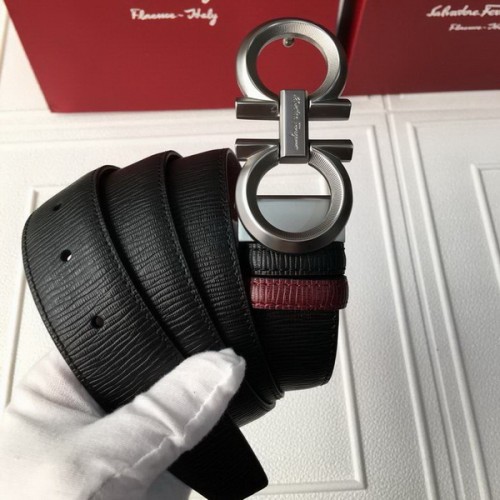 Super Perfect Quality Ferragamo Belts(100% Genuine Leather,steel Buckle)-1307