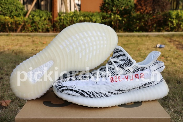 Authentic AD Yeezy 350 Boost V2 Zebra