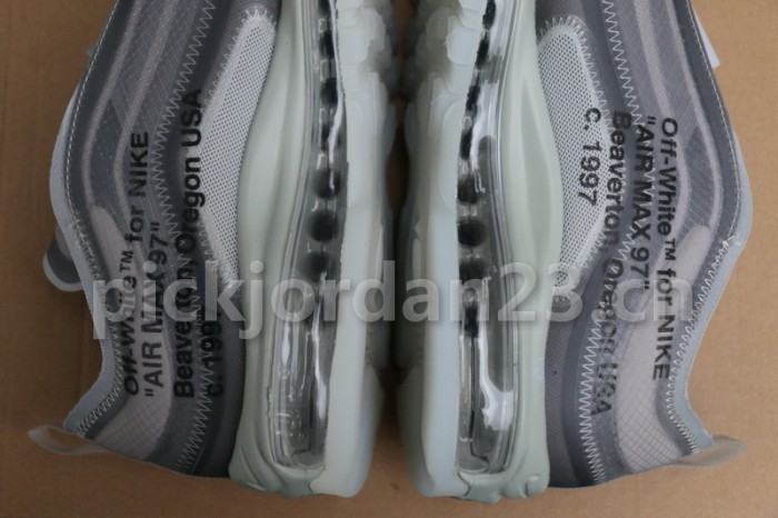 Authentic Off-White x Nike Air Max 97 Grey