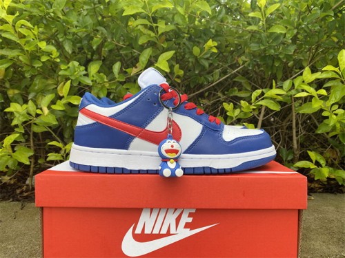 Authentic Nike Dunk Low White Blue