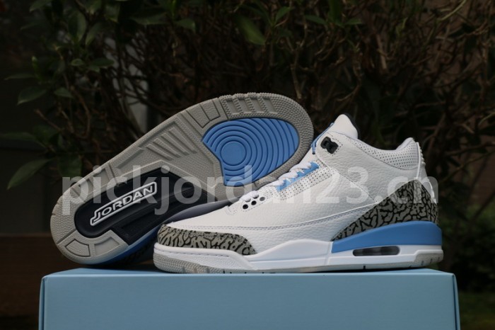 Authentic Air Jordan 3 “UNC” 2020