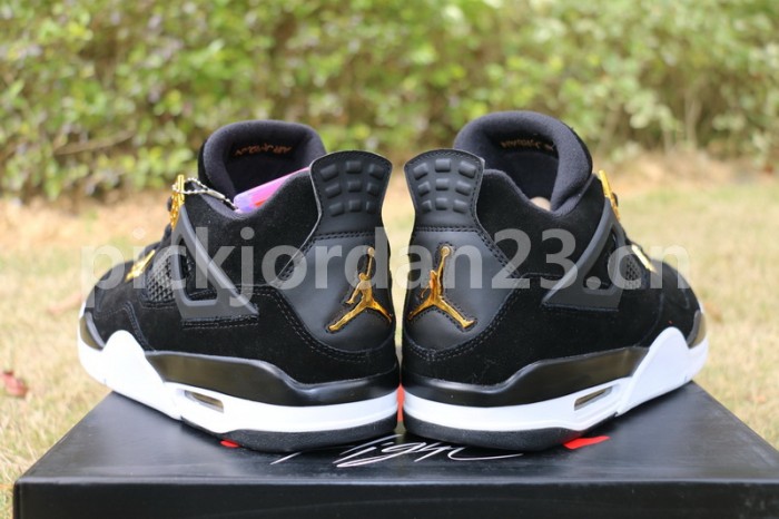Authentic Air Jordan 4 “Black Suede”