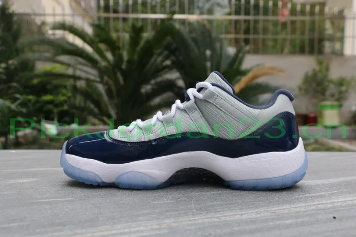 Authentic Air Jordan 11 Low “Georgetown” 2015 Fixed Version