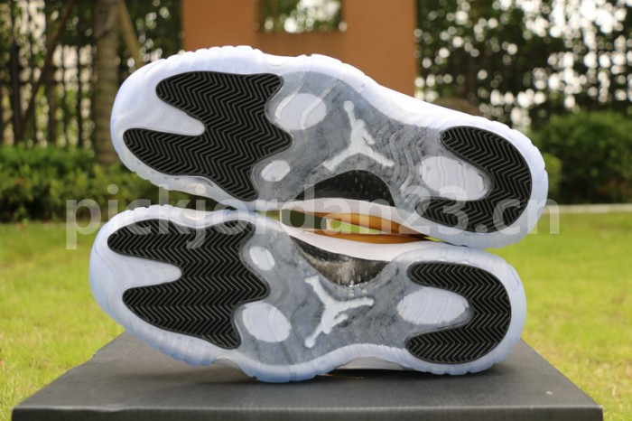 Authentic Air Jordan 11 Low “Metallic Gold”