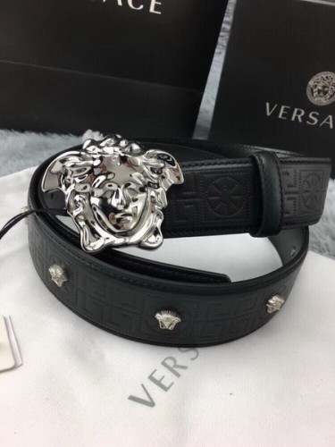 Super Perfect Quality Versace Belts(100% Genuine Leather,Steel Buckle)-621