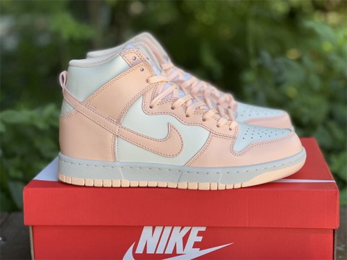 Authentic Nike Dunk High Crimson Tint