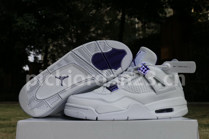 Authentic Air Jordan 4 “Purple Metallic”