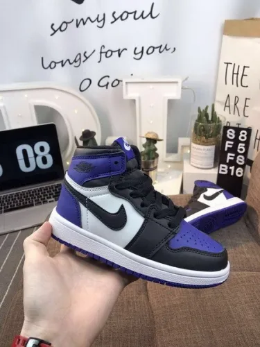 Jordan 1 kids shoes-497