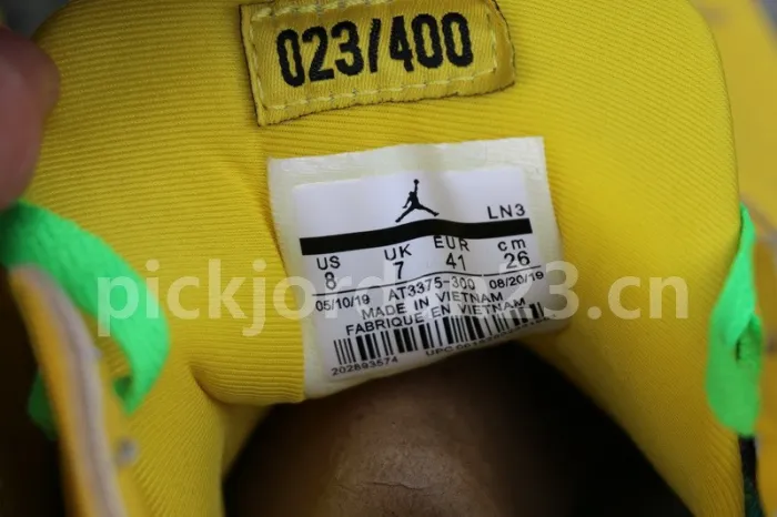Authentic Air Jordan 7 PE Oregon Ducks