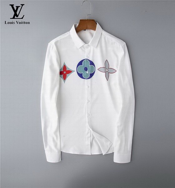 LV long sleeve shirt men-057(M-XXXL)