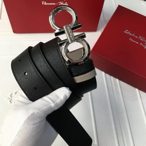 Super Perfect Quality Ferragamo Belts(100% Genuine Leather,steel Buckle)-1214