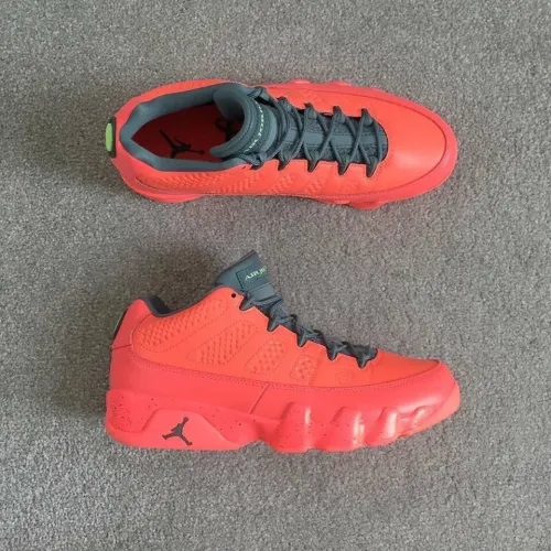 Authentic Air Jordan 9 Low Bright Mango