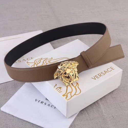 Super Perfect Quality Versace Belts(100% Genuine Leather,Steel Buckle)-606