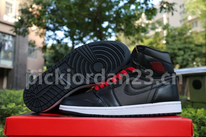 Authentic Air Jordan 1 “Black Satin”