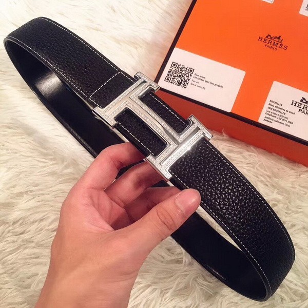 Super Perfect Quality Hermes Belts(100% Genuine Leather,Reversible Steel Buckle)-434