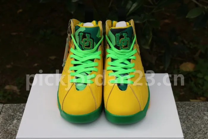 Authentic Air Jordan 7 PE Oregon Ducks
