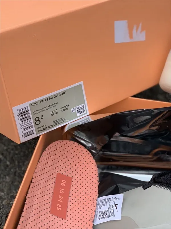 Authentic Nike Air Fear of God 1 String