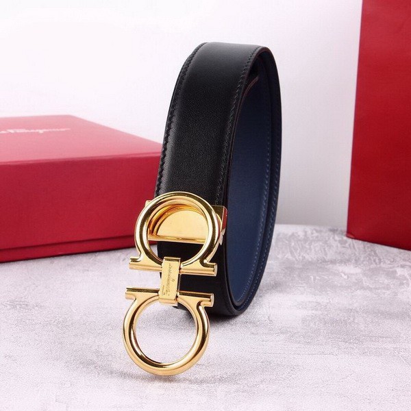 Super Perfect Quality Ferragamo Belts(100% Genuine Leather,steel Buckle)-824