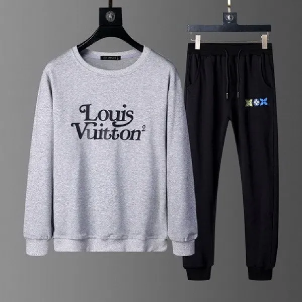 LV long sleeve men suit-077(M-XXXL)