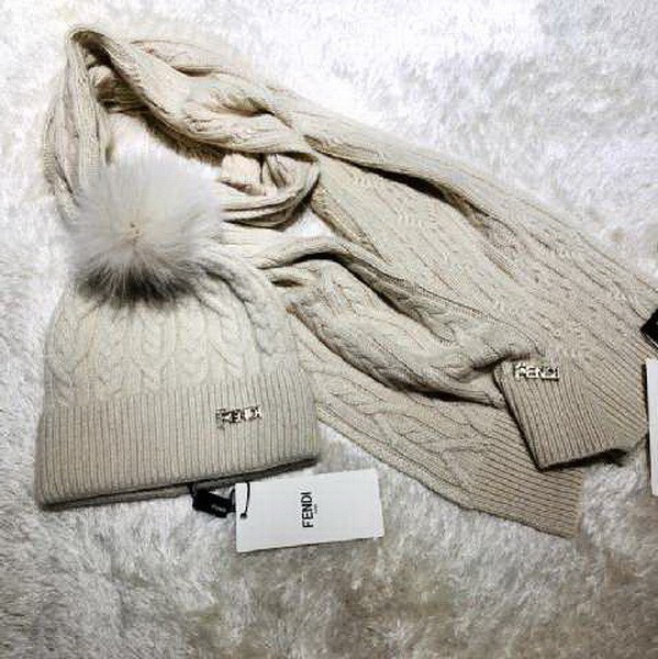 FD Wool Cap Scarf AAA-037
