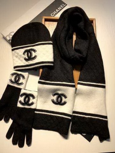 CHAL Wool Cap Scarf AAA-094