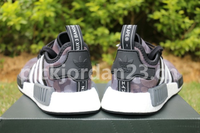 Authentic BAPE x AD NMD Black