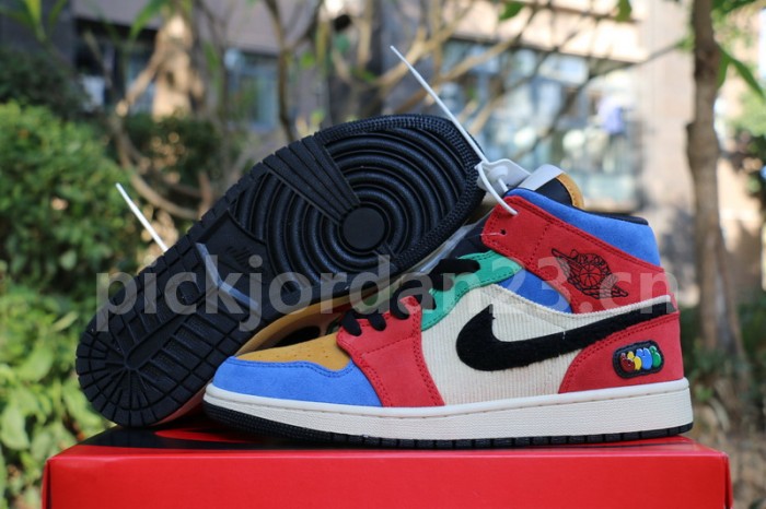 Authentic Blue The Great x Air Jordan 1 Mid “Fearless”