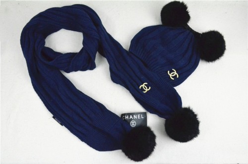 CHAL Wool Cap Scarf AAA-006