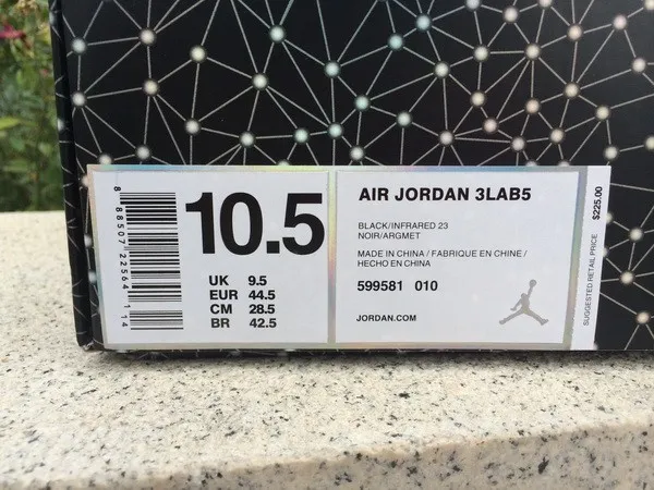 Authentic Air Jordan 5 3LAB5 “Infrared”
