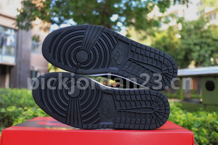 Authentic Air Jordan 1 “Black Satin”