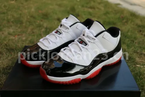 Authentic Air Jordan 11 Low “White Bred”