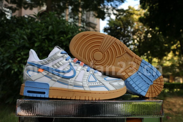 Authentic OFF-WHITE x Nike Air Rubber Dunk “University Blue”