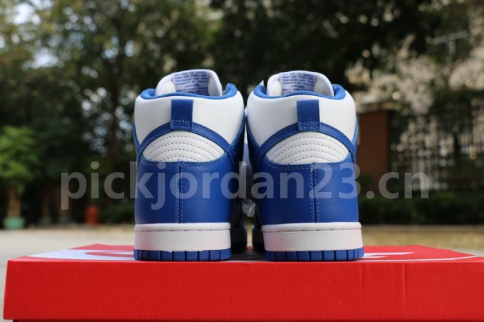 Authentic Nike Dunk Hi Blue White