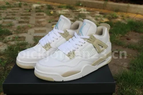 Authentic Air Jordan 4 Linen