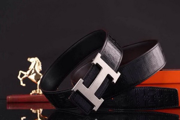 Super Perfect Quality Hermes Belts(100% Genuine Leather,Reversible Steel Buckle)-223