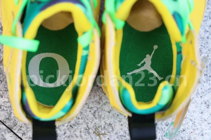 Authentic Air Jordan 7 PE Oregon Ducks