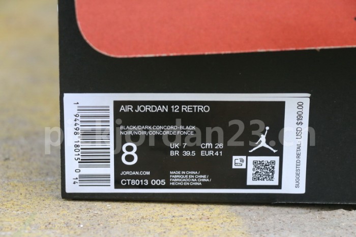 Authentic Air Jordan 12 “Dark Concord”